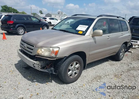 2004 Toyota Highlander V6 from USA, damaged, VIN JTEEP21A640057793